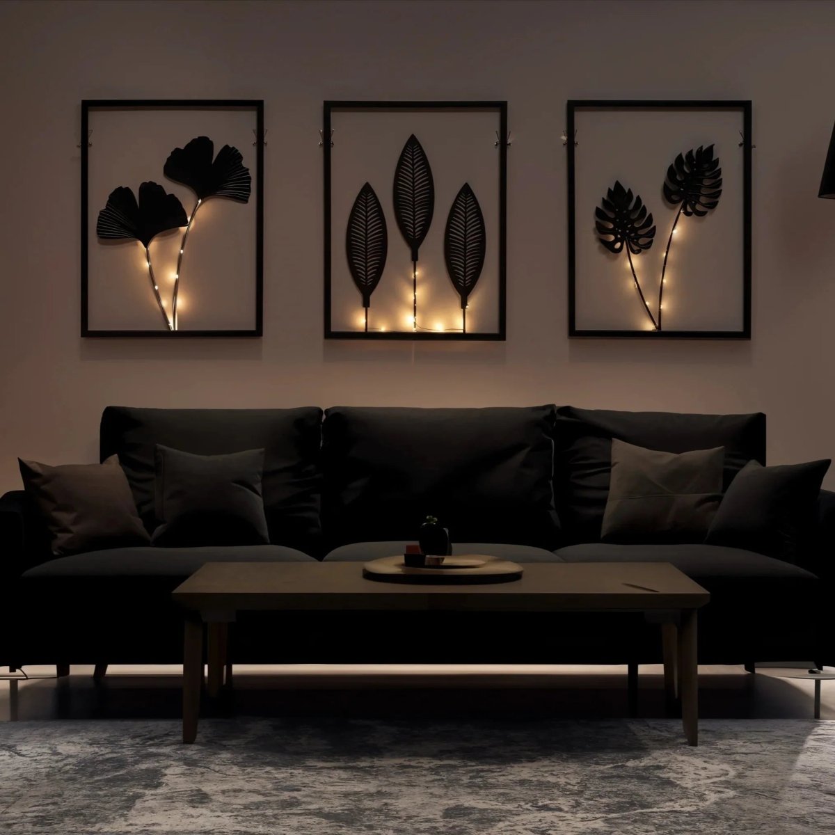 LUMIFRAME – Set di Lampade a LED con Cambio Colore per un Decor Interno Accogliente