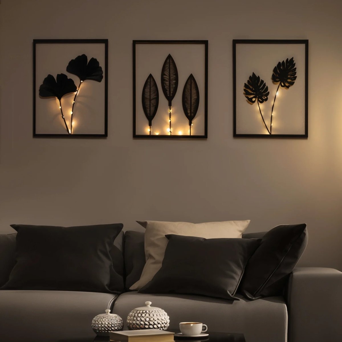 LUMIFRAME – Set di Lampade a LED con Cambio Colore per un Decor Interno Accogliente