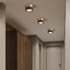 Lampada in legno per soffitto di corridoio