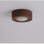 Lampada in legno per soffitto di corridoio