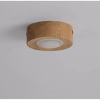 Lampada in legno per soffitto di corridoio