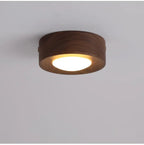 Lampada in legno per soffitto di corridoio