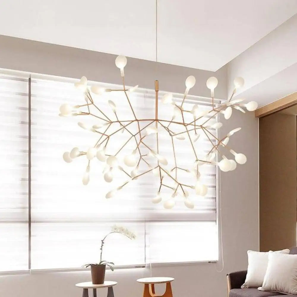 Lampada LED Albero Dorato Moderna