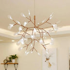 Lampada LED Albero Dorato Moderna