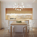 Lampada LED Albero Dorato Moderna