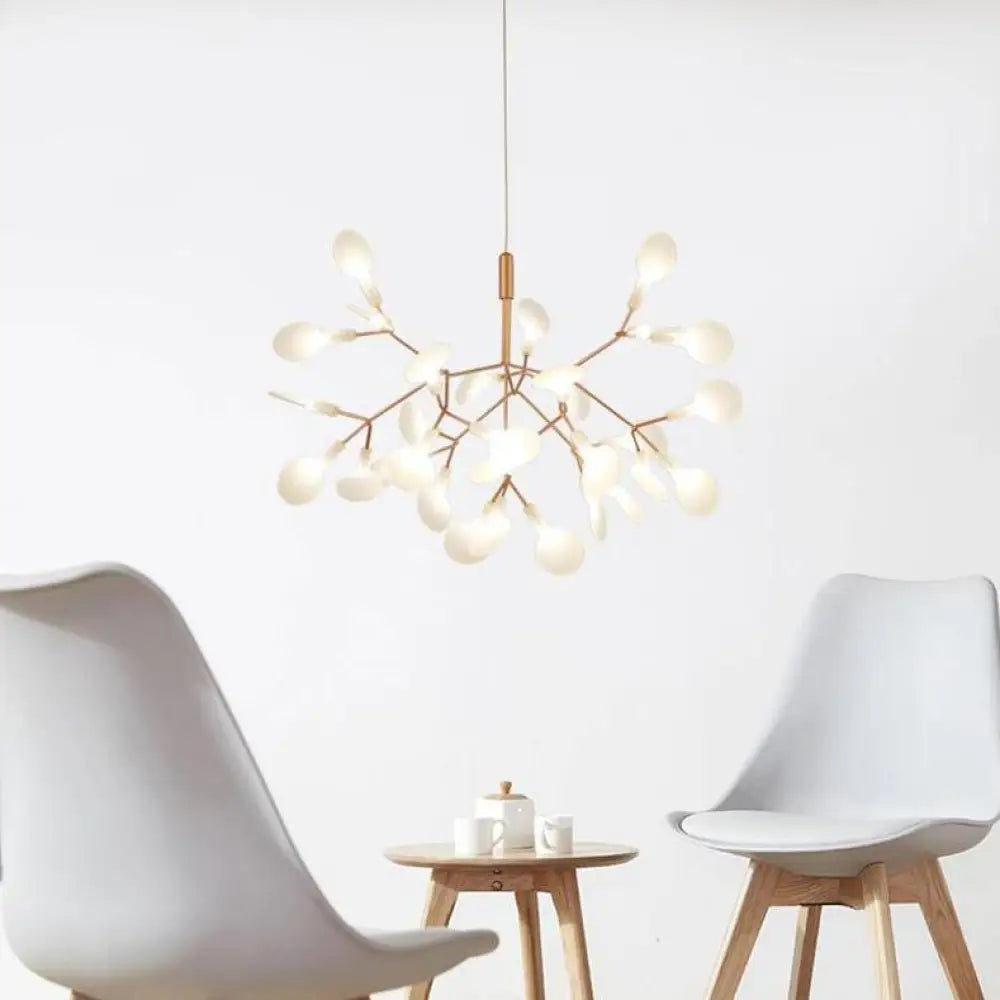 Lampada LED Albero Dorato Moderna