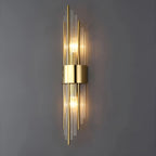 Lampada da parete con effetto cristallo – Design elegante con accento dorato