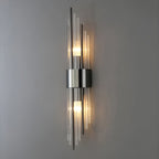 Lampada da parete con effetto cristallo – Design elegante con accento dorato