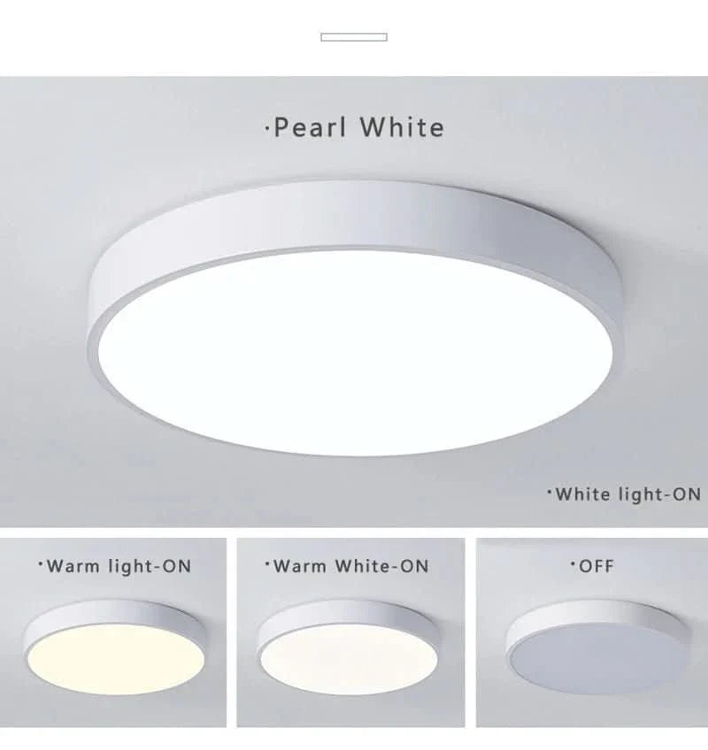 BRILLIORA – Lampada da soffitto LED con design moderno e illuminazione uniforme