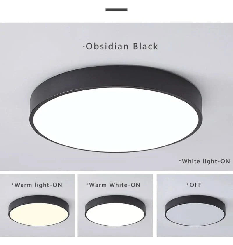 BRILLIORA – Lampada da soffitto LED con design moderno e illuminazione uniforme