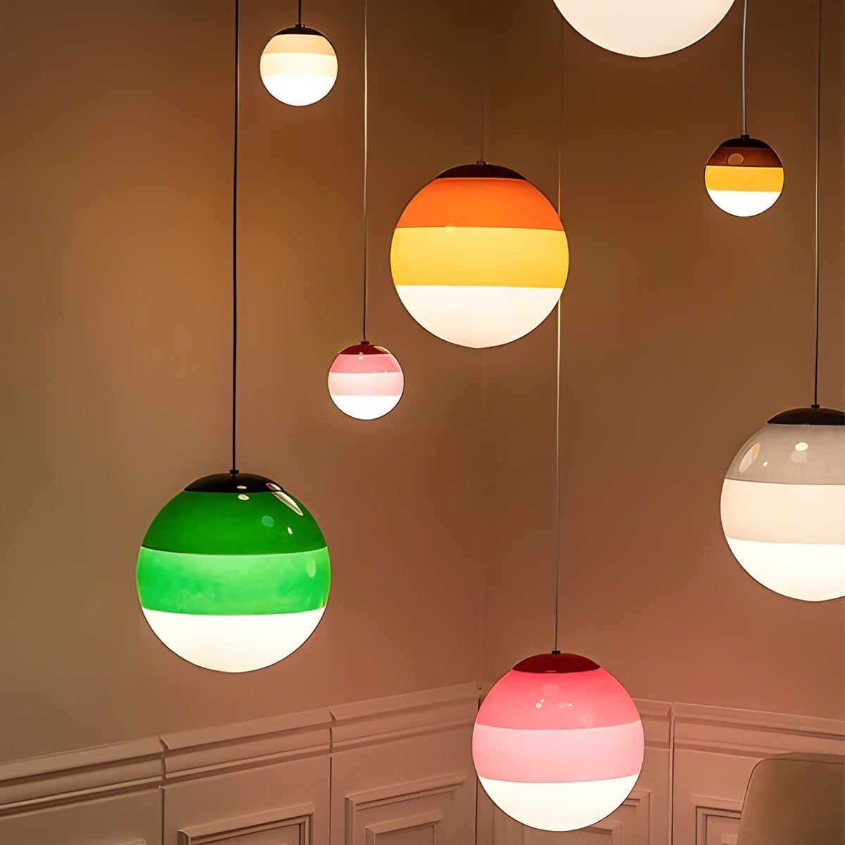 LumiOrb Light – Lampada a sospensione creativa a forma di pallone con illuminazione a LED