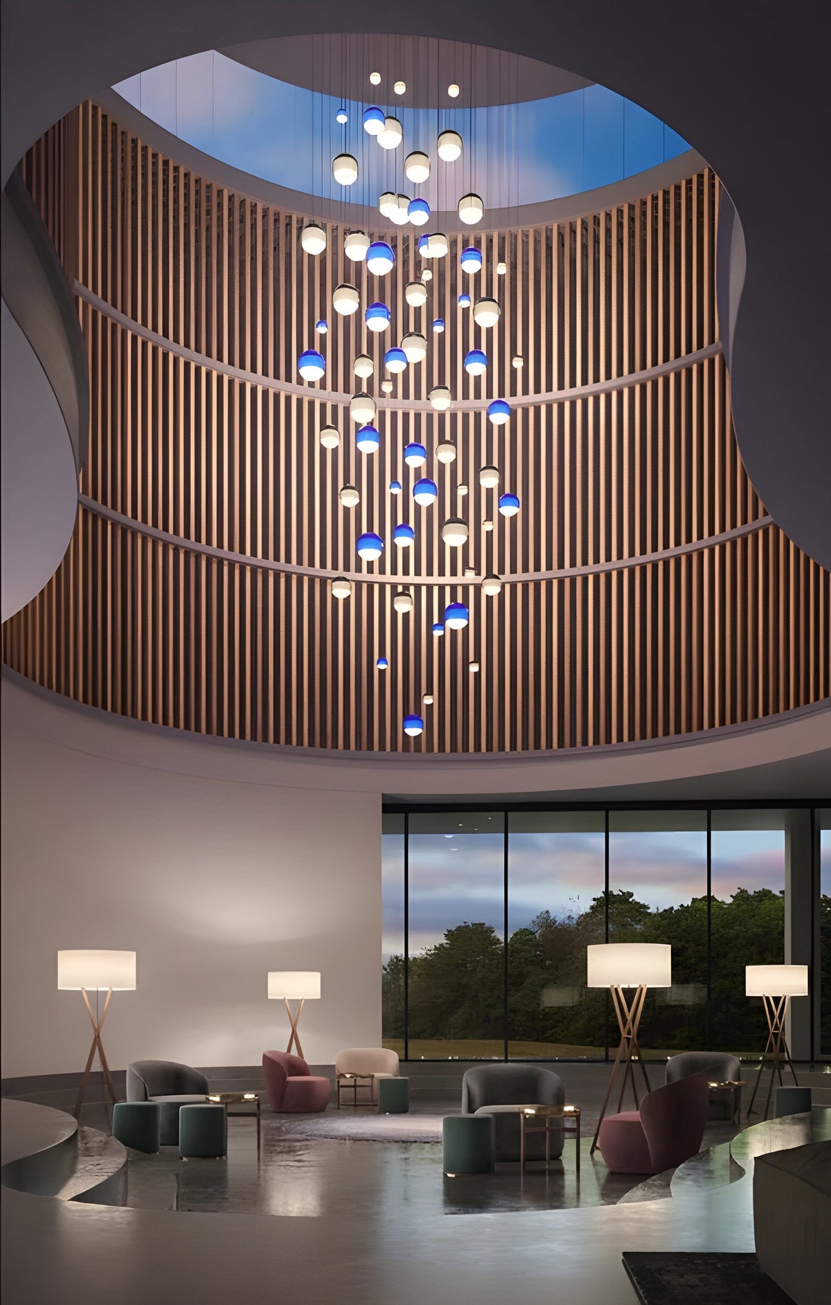 LumiOrb Light – Lampada a sospensione creativa a forma di pallone con illuminazione a LED