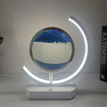 LUMISAND – Lampada da Tavolo con Arte di Sabbia 3D a LED con Ricarica USB