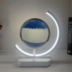 LUMISAND – Lampada da Tavolo con Arte di Sabbia 3D a LED con Ricarica USB