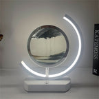 LUMISAND – Lampada da Tavolo con Arte di Sabbia 3D a LED con Ricarica USB