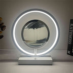 LUMISAND – Lampada da Tavolo con Arte di Sabbia 3D a LED con Ricarica USB