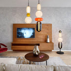 LumiSphere Light - Lampada a sospensione LED in vetro colorato moderno