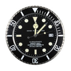 LUMORA - Orologio da parete moderno silenzioso Orologio in acciaio inossidabile luminoso con precisione a batteria