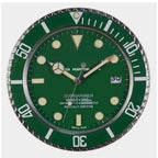 LUMORA - Orologio da parete moderno silenzioso Orologio in acciaio inossidabile luminoso con precisione a batteria