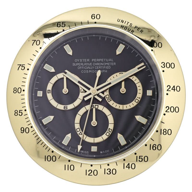 LUMORA - Orologio da parete moderno silenzioso Orologio in acciaio inossidabile luminoso con precisione a batteria