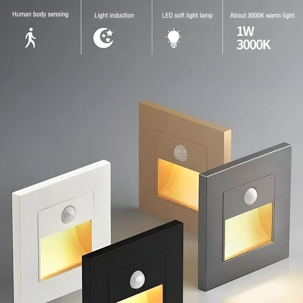 LumiStep Applique da Parete con Sensore di Movimento – Illuminazione Elegante e Sicura per Interni