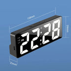 LumiTime – Orologio Alarm Digitale LED con Display della Temperatura