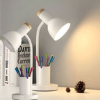 LumoDesk – Lampada da tavolo LED con porta penne per organizzazione e illuminazione