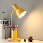 LumoDesk – Lampada da tavolo LED con porta penne per organizzazione e illuminazione