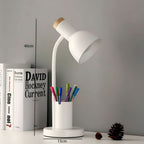 LumoDesk – Lampada da tavolo LED con porta penne per organizzazione e illuminazione
