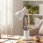 LumoDesk – Lampada da tavolo LED con porta penne per organizzazione e illuminazione