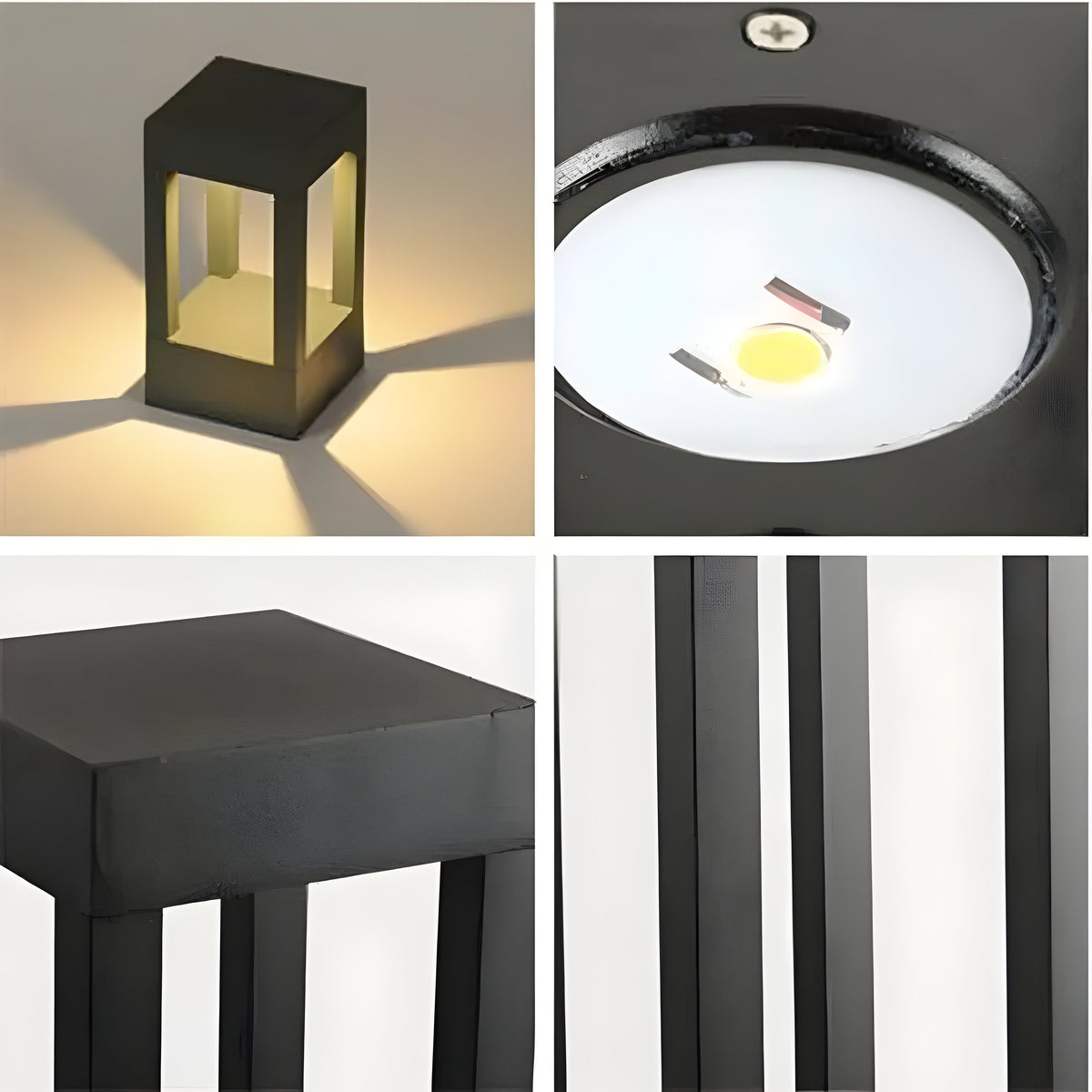 LumoPost - Lampada da giardino LED impermeabile in alluminio