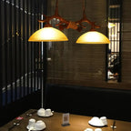 Lampadario in legno di cervo