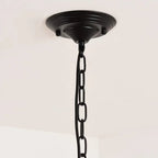 Lampadario campagnolo chic per sala da pranzo