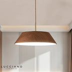 Lampadario Cucina in Legno