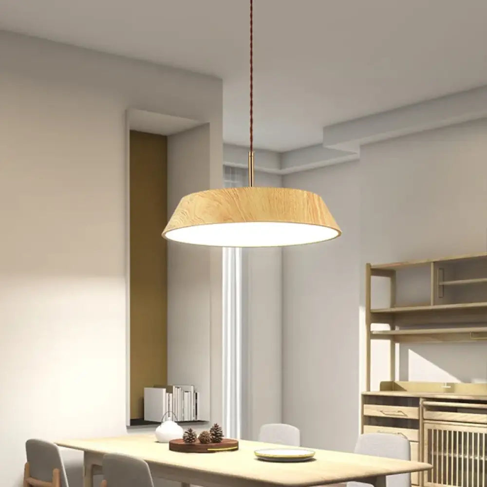 Lampadario Cucina in Legno