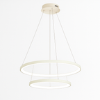 Lampadario di design a anelli sospesi a LED Deco