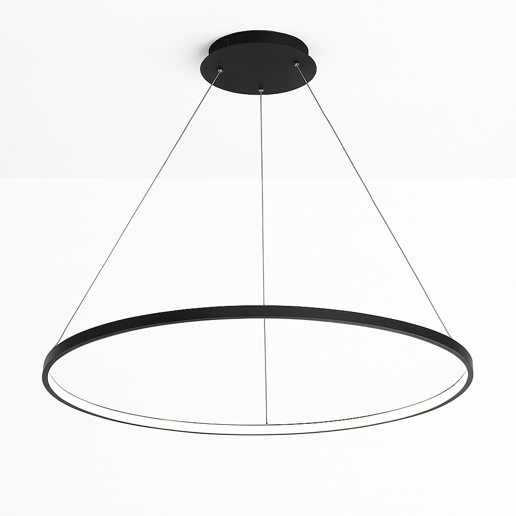 Lampadario di design a anelli sospesi a LED Deco
