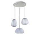 Lampadario in tessuto elegante wabi-sabi