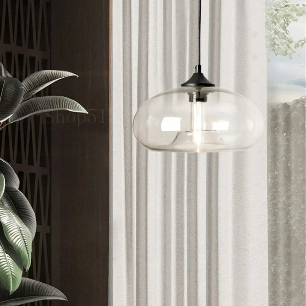 Lampadario in Vetro Loft Nordico Moderno