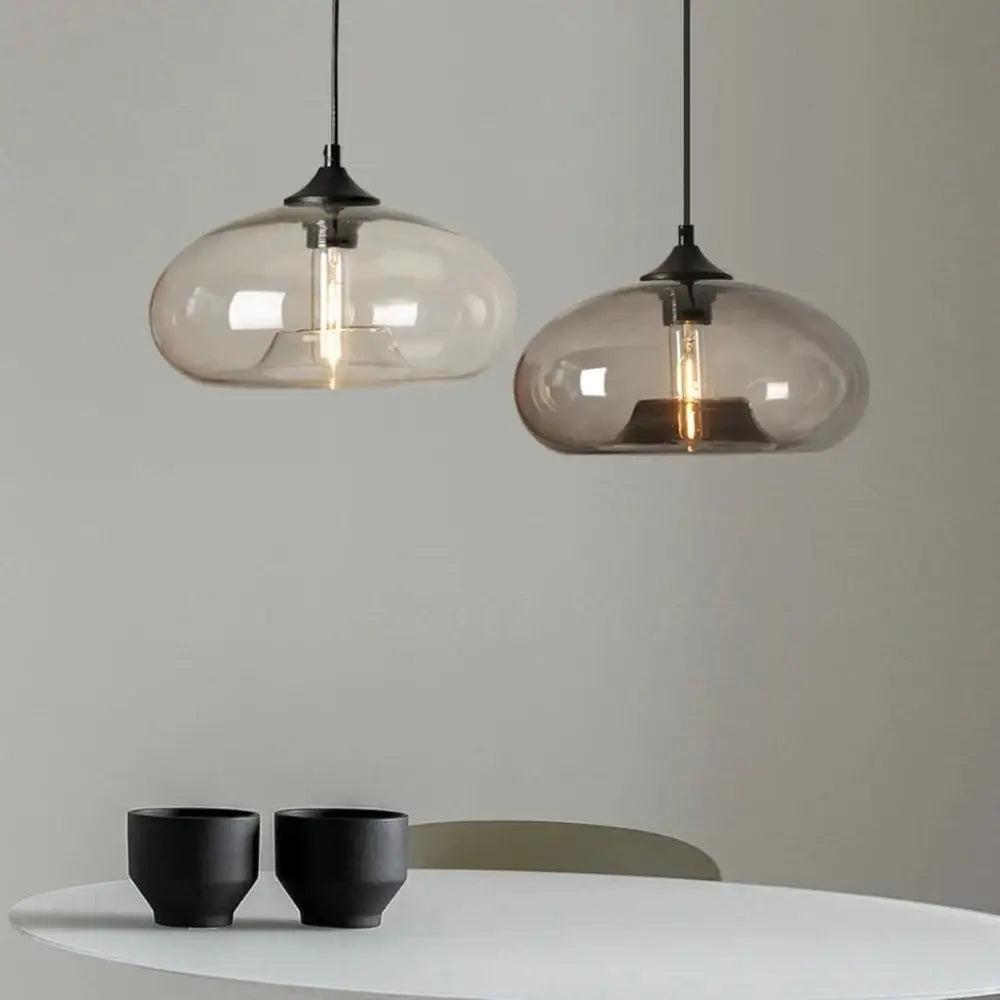 Lampadario in Vetro Loft Nordico Moderno