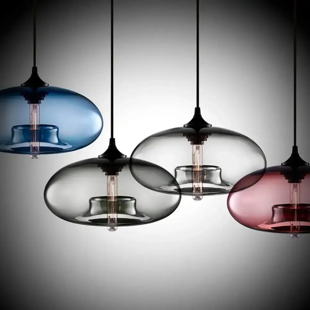 Lampadario in Vetro Loft Nordico Moderno