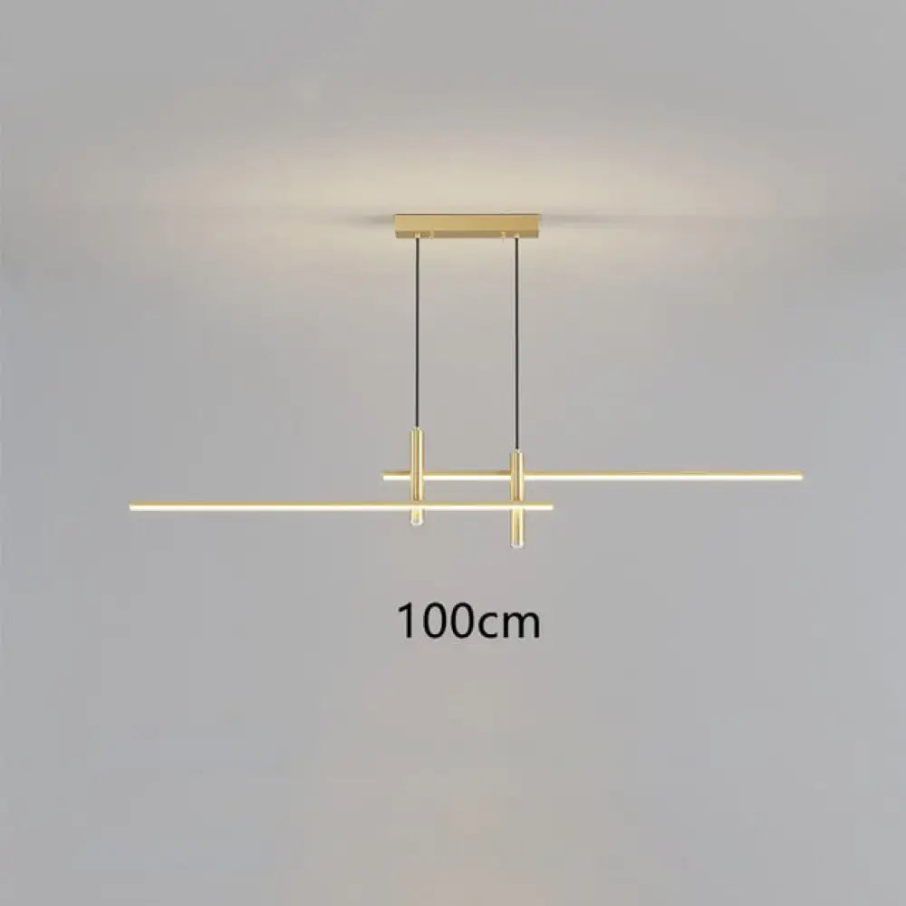Lampadario LED Sarno minimalista a barre