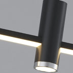 Lampadario LED Sarno minimalista a barre