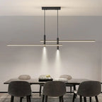 Lampadario LED Sarno minimalista a barre
