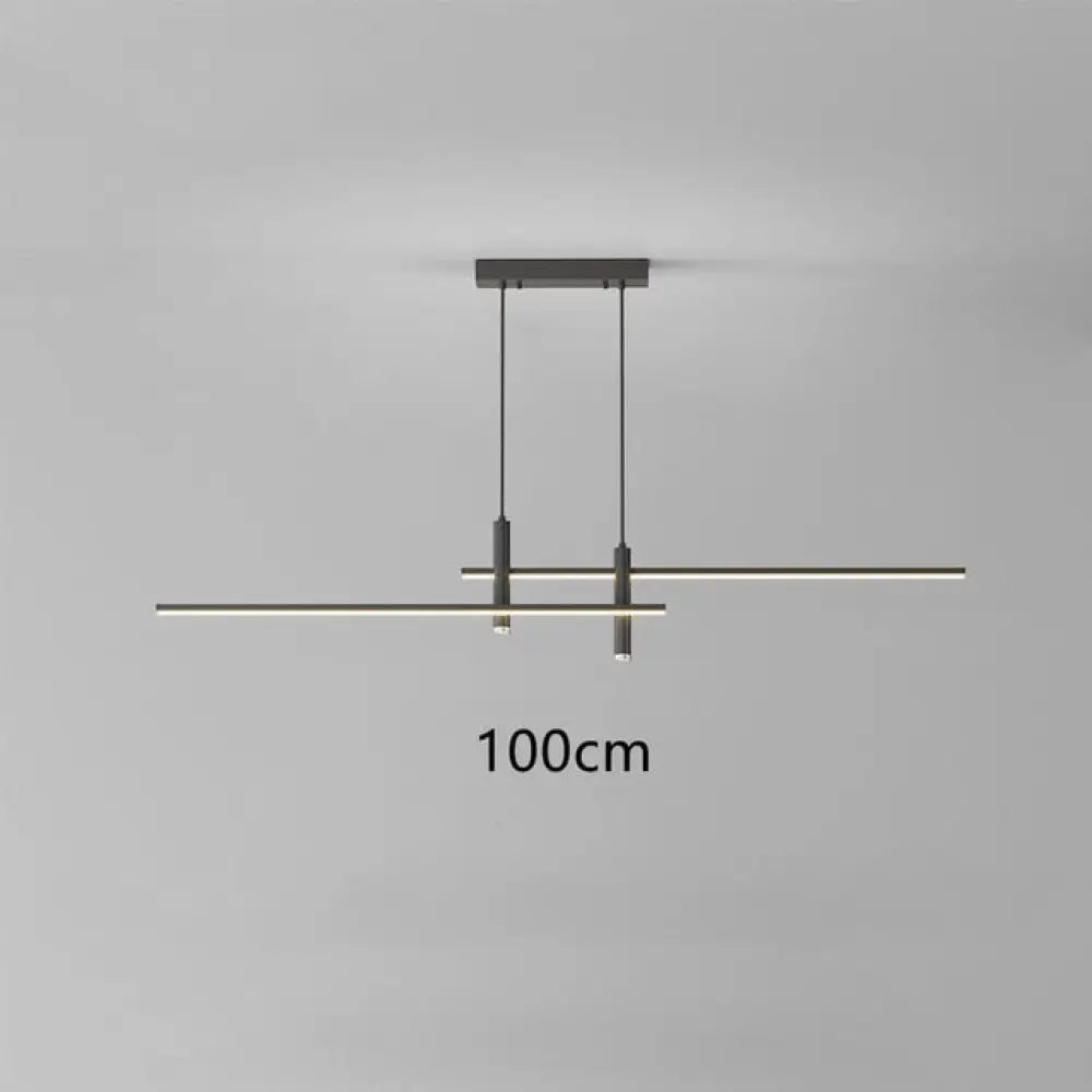 Lampadario LED Sarno minimalista a barre