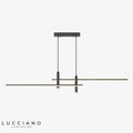 Lampadario LED Sarno minimalista a barre