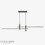 Lampadario LED Sarno minimalista a barre