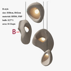 lampadario led wabi-sabi moderno irregolare per decorazione loft