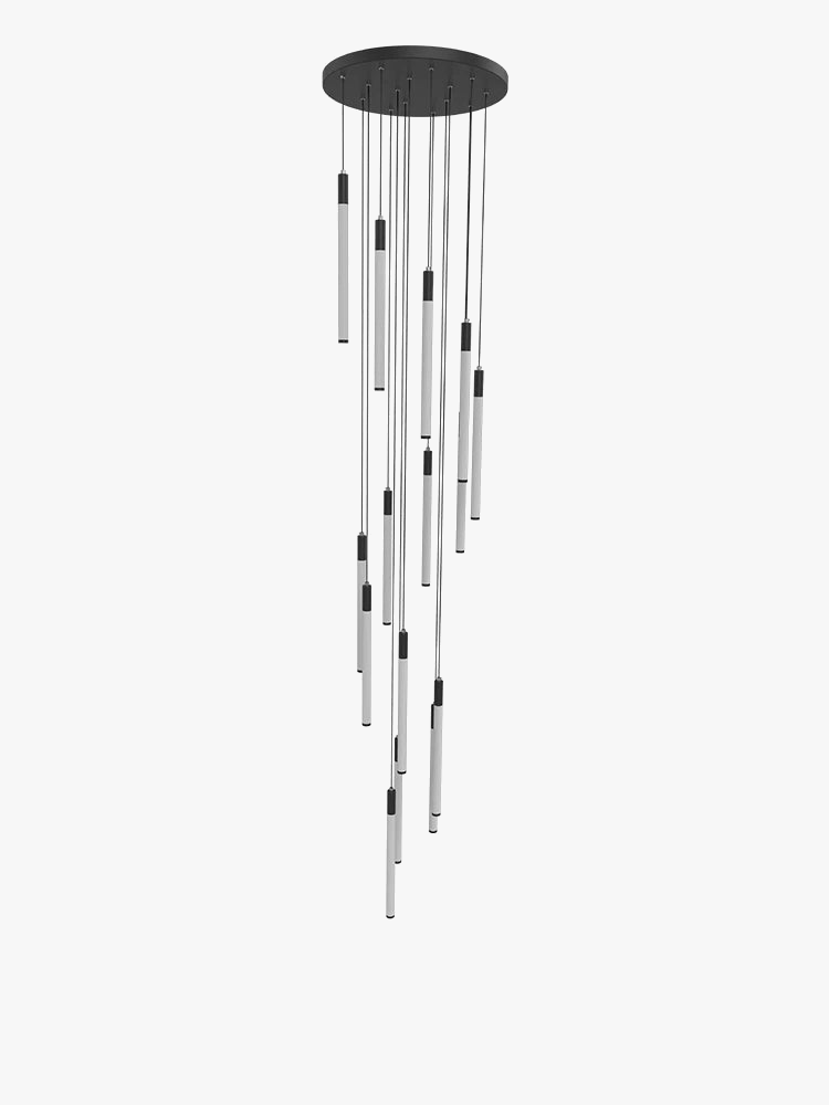 lampadario moderno sospeso per illuminazione interna design loft