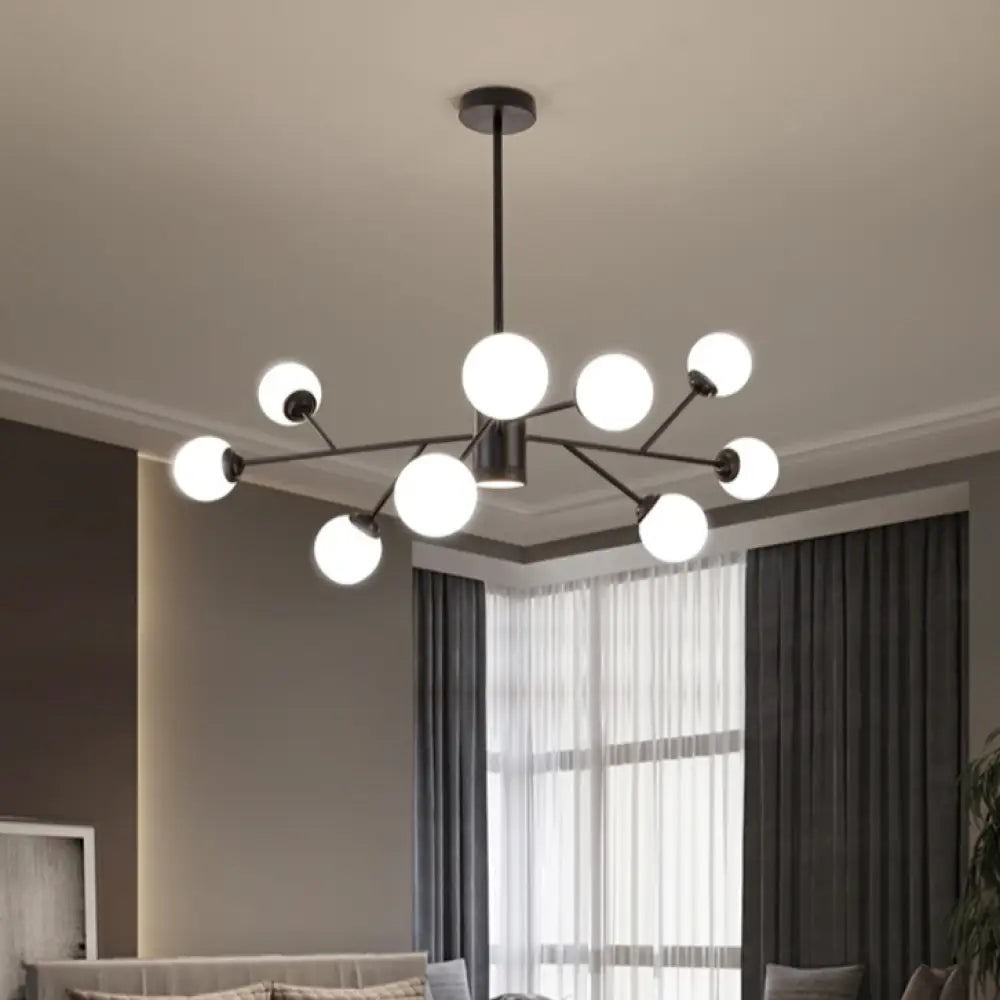 Lampadario in vetro | sala da pranzo, camera da letto e soggiorno stile scandinavo